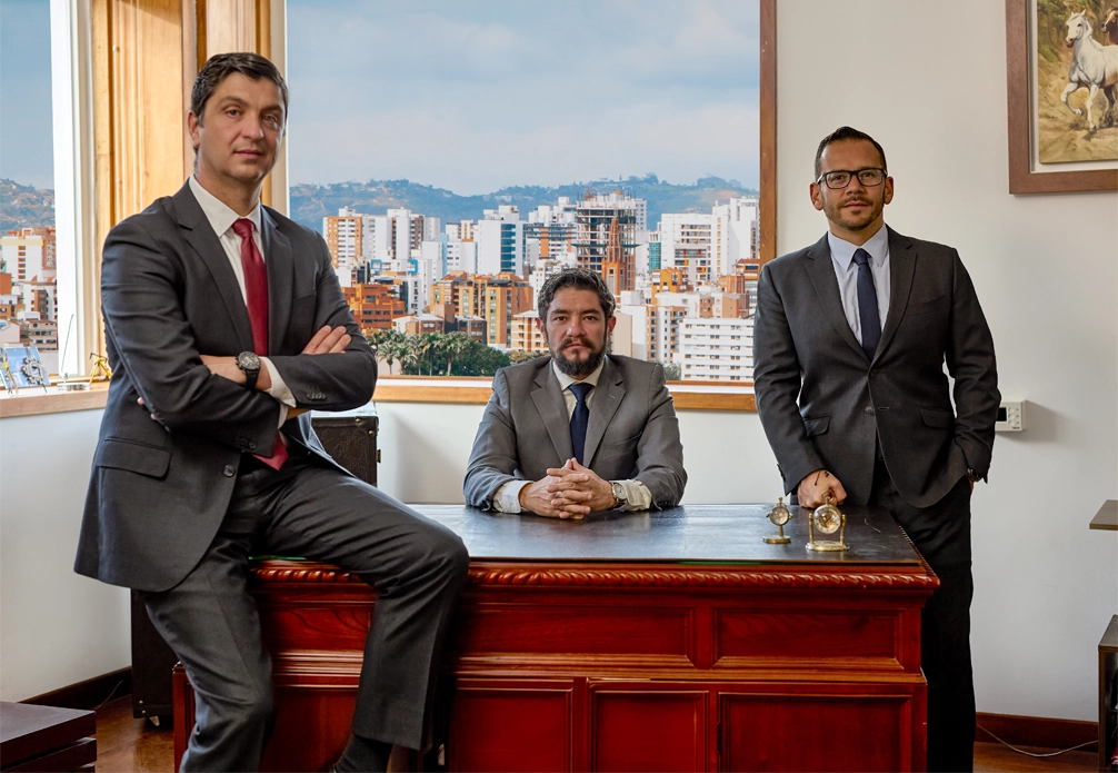 Abogada trabajando en oficina moderna